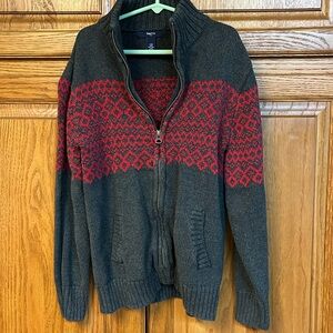 Holiday Perfect Boys Zipper Cardigan